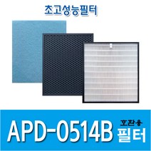 H13등급 코웨이 APD-0514B APD-0513B AP-0512AH APM-0812DH APMS-0815C 공기청정기 필터 1년SET 국내제작, 헤파필터1+탈취필터1+항균필터3