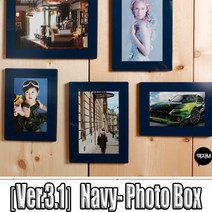 Photo box 가벼워서 못질 필요없는 가벼운사진액자, [Ver.3.1]Navy