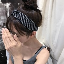 키메라제이 소소 스트라이프 반다나 헤어밴드