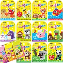 아모스 미니클레이 14종모음 클레이만들기, 20미니클레이 고래만들기