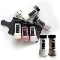 [정민이네샵] 비온뒤첫소금 고운소금3조세트 설탕3조세트 천일염 결혼답례품 돌답례품 조문답례품 교회답례품, 구운함초소금+설탕2종