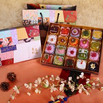 춘하추동 화과자상자 20구, 혼합 색상, 1개