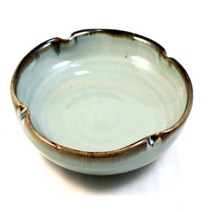 단고재 순청자 원형 볼 찬기 3호 / 전통청자 접시 찬기 반찬 간식 다식그릇, 1개