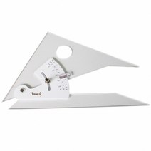 산키스]각도자(약간뜨느현상은 불량이 아닙니다) 삼각자, SK-AT-25-1 3.0T x 25cm, 1개