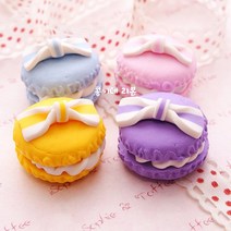 마카롱 플라스틱 장식/리본공예재료/마카롱 모형, 마카롱_진핑_낱개