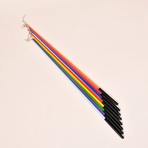 니스포 리듬체조 56cm리본컬러스틱 FIG 5미터용 스틱, 후크시아스틱56cm