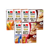 보노스프 6개세트 (콘2+크림2+체다1+포르치니1), 54.3g, 6개