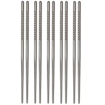 헬렌스아시안키친 찹스틱 젓가락, Stainless Steel, 5개