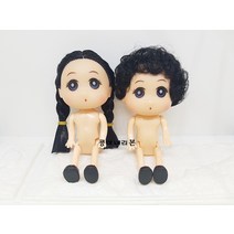 한복인형방향제/검정머리 큐티돌/뚱이인형/신발포함, 소년