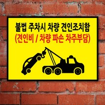 EsignMART 이사인마트 외부차량 주차금지 표지판 100869, 사이즈선택 : A3(297*420mm)