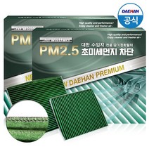 대한 PM2.5 그린활성탄 수입차에어컨필터, 1개, 폭스바겐 s17 _ 투아렉 (7L) 02년 11월~10년 4월