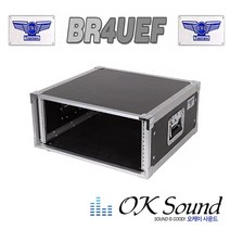 EWI BR-4UEF 인스톨용 앰프 케이스 기본형 바퀴없음 앞뒤뚜껑없음 랙케이스 렉케이스