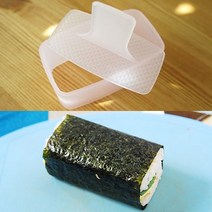 하와이안 스팸 무스비틀 사각김밥 만들기 소풍 김밥틀 2사이즈, 핑크M, 1개