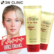 3WCLINIC BB 크림 UV 선블럭 SPF50+ PA+++ 50ml, 1개