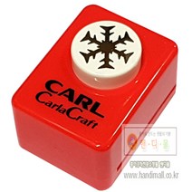 CARL 칼(CARL)모양펀치(CP-1) 93종모양(18mm) (1), 눈송이(A)
