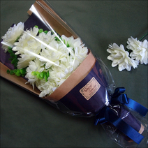 Gflower 성묘조화 국화꽃다발 조화꽃다발