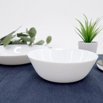 IKEA 화이트 15cm 접시 앞접시 그릇 강화유리+도일리페이퍼