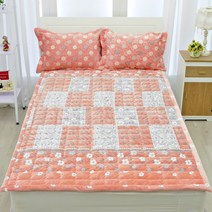 침구백화점 국산 5mm 착번 밍크 극세사패드 거실카페트 침대패드