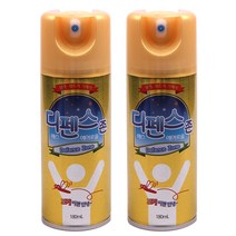 디펜스존 에스 에어로솔 모기진드기 기피제 180ml x 2개, 2통