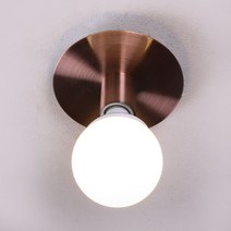 boaz T브론즈(동) 직부등 조명 보조 매장 인테리어 매입등/센서등, T브론즈(동)직부+LED볼구(전구)