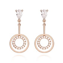 14K 트윈써클귀걸이 (gold pin) C24EGP087