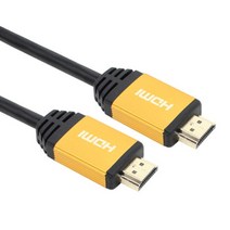 엠비에프 최고급형 HDMI 골드케이블/4K ULTRA HD 초고화질 해상도 지원/lg 삼성 레노마 한성 모니터 TV 연결 케이블/1M/1.5M/2M/3M/5M/10M/15M [Ver2.0] 419986, 1.5M