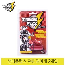 썬더플럭스 네델란드 모터 오토바이귀마개 2개입 풍절음 감소, 1개