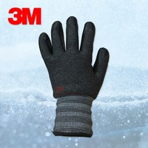 3M 슈퍼그립 핫 장갑 혹한기용 M, 멜란지블랙, 1개