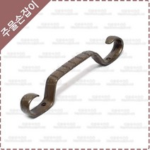 황동 주물 가구 손잡이 옛날 엔틱 장식 현관 미닫이 여닫이 중문 손잡이 YB-075