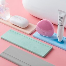 헬로요니 규조토 비누 트레이 받침 욕실용품, 회색, 1개