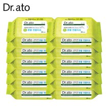 닥터아토 콧물전용티슈 20매 휴대 유아물티슈, 12개