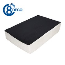 8 DECO 강아지계단 애견계단 펫스텝 모음 1단2단3단4단 (커버+솜포함), 블랙 화이트