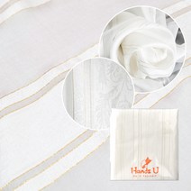 [핸즈유] 실크스카프 (54x53cm) -패브릭원단, 화이트