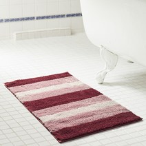 알티 옴브레 마이크로파이버 배스 매트 욕실발판, Burgundy, 1개