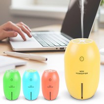 네츄럴데이 USB 레몬 미니가습기 소형가습기 무드등가습기, 옐로우