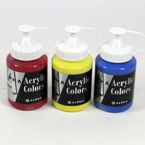 알파색채 실버 아크릴칼라 500ml 아크릴물감, 961 Silver Gray