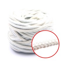 열보호용 그라스 로프 4.7mm x 25M 원형 끈 환타 유리섬유 글라스로프