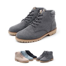 [브로그맨] 남자패딩워커 키높이워커 남자부츠 남성겨울워커 수제워커 마직 베이지