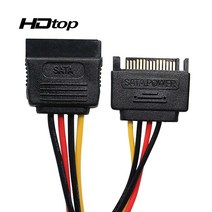 HDTOP SATA-SATA 전원 연장 케이블 30CM HT-I04