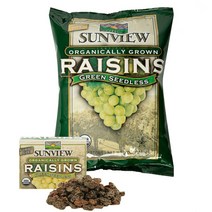 Sunview Organic Raisins 198g(14.14g x 14개입) x 4봉 썬뷰 유기농 건포도