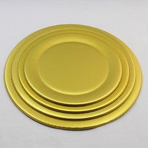 중앙패키지 케익받침 2호, 원형금색, 10개