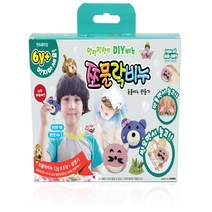 말랑말랑한Diy비누쪼물락비누만들기6세트입1갑, 동물비누, 1세트