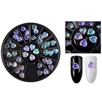 e세상 젤네일용품 모음 네일아트 네일스톤 네일글리터, 1개, 스톤파츠세트(10.투명하트세트)