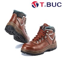 티뷰크 방한안전화 6인치 가죽안전화 털안전화 부츠 겨울작업화