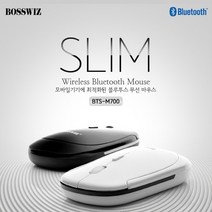 bosswiz 블루투스 무선마우스 BTS-M700 (택1) 무선마우스/마우스추천/유선마우스/트랙볼마우스/펜마우스/프리젠터추천/서든마우스/게임마우스/마우스추천/게이밍마우스패드, 단일 모델명/품번