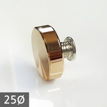 1단 다보볼트 (밀착형) 25Ø 금색평형 장식볼트 10mm, 1개