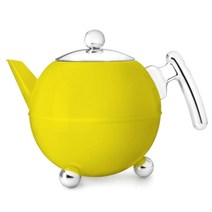 브레드메이어 벨라 티포트, Lemon Zest + Stainless Steel, 1.2L