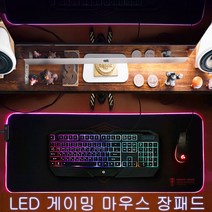 코비 LP7 LED 게이밍 장패드 마우스패드전용, 01.LED장패드, 1개