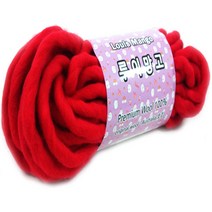 행복뜨기 목도리실 모자실 굵은실 순모 털실 뜨개실 뜨개질실 루이망고, 84빨강