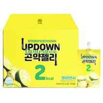 티타임고려 업다운 곤약젤리 깔라만시 10팩 젤리, 150ml